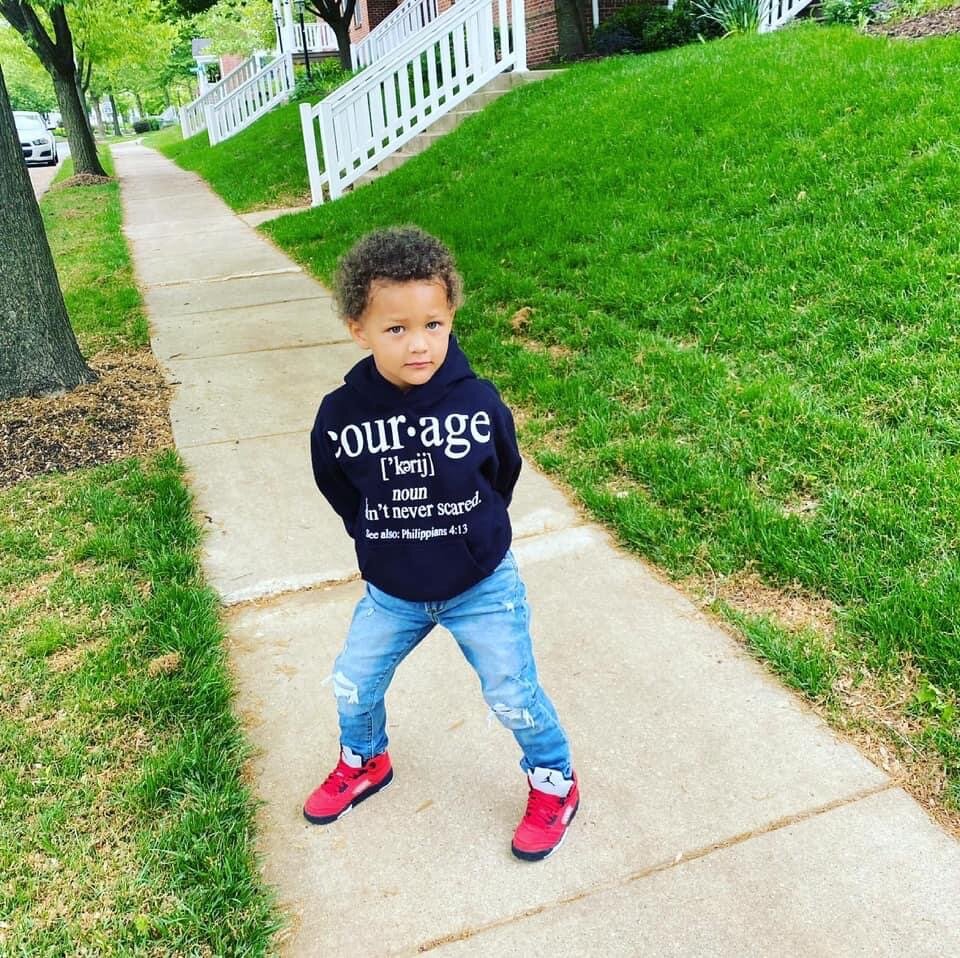 COURAGE "Defined" Hoodie for KIDS