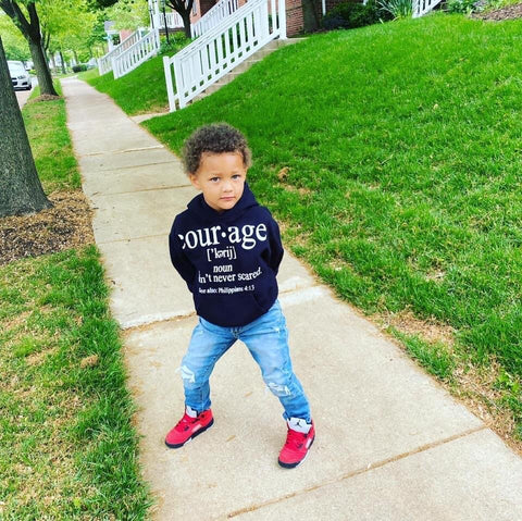 COURAGE "Defined" Hoodie for KIDS