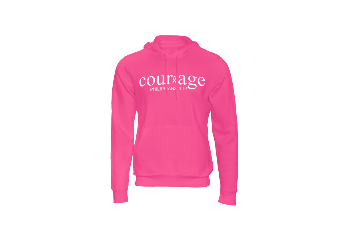 "Pink" Breast Cancer Overcomer Hoodie