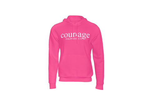 "Pink" Breast Cancer Overcomer Hoodie